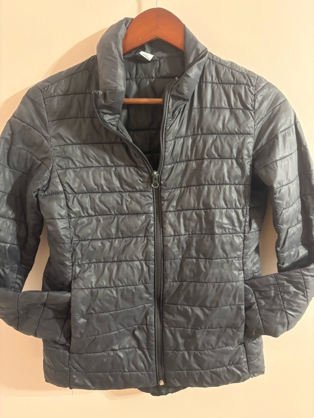 Lightweight Women's Puffer Jacket - Black